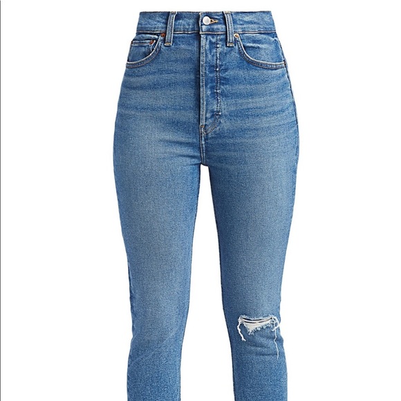Re/done 90s ultra high rise ankle crop - Picture 7 of 13